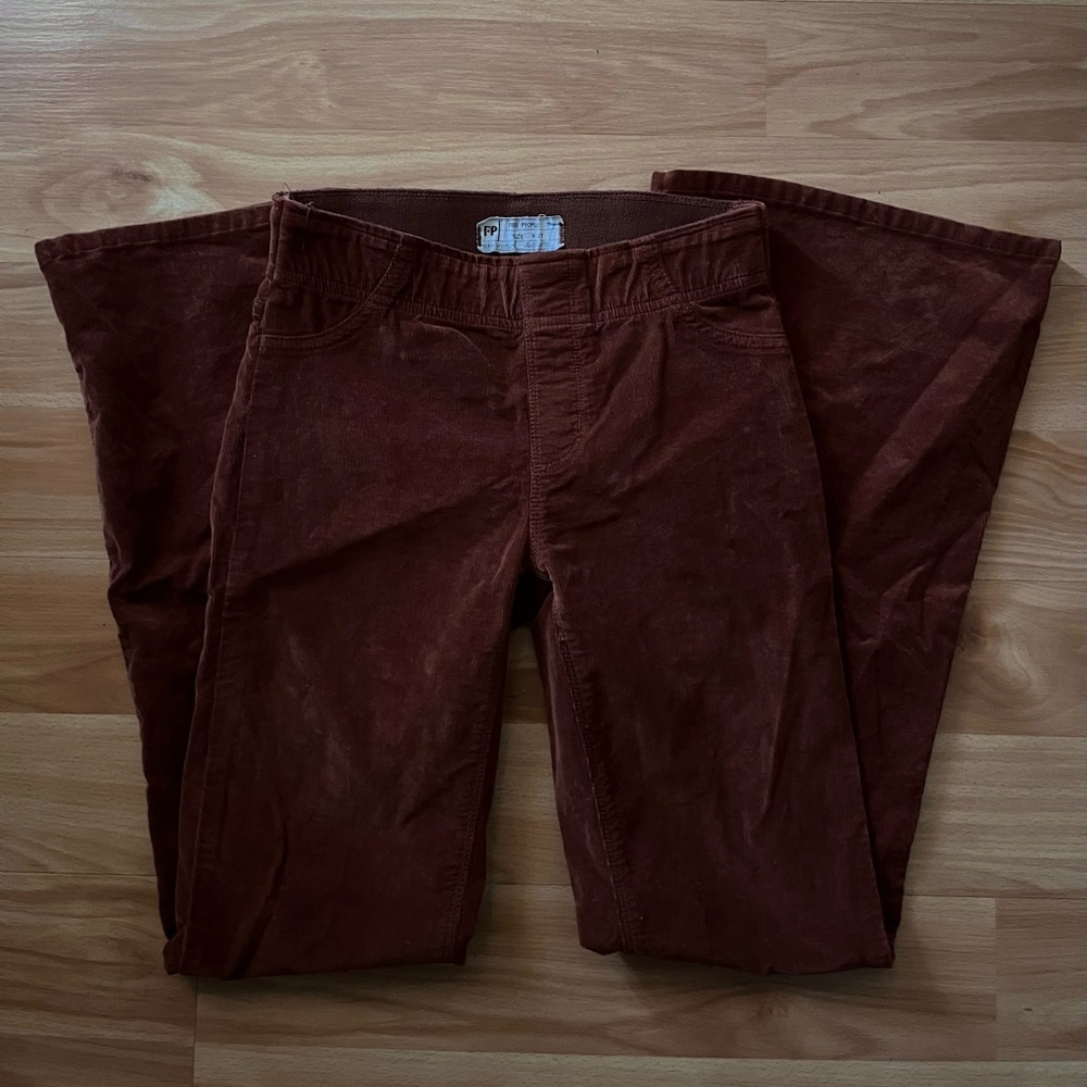 corduroy flare pants